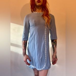 Vintage 60s Linen Dress